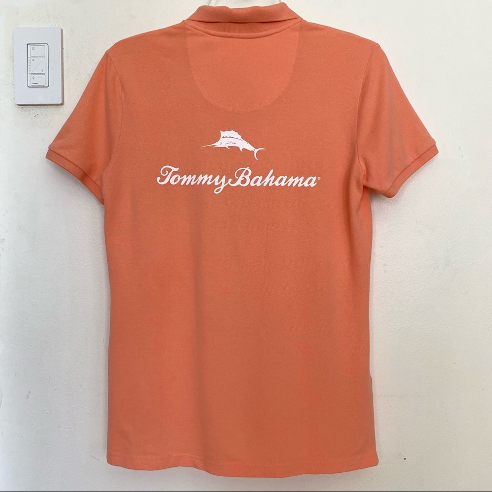 Tommy Bahama Logo Front & Back Polo Top - Picture 2 of 7